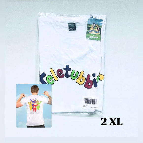 cakeworthy Other - Cakeworthy Teletubbies T-Shirt Unisex Size 2XL